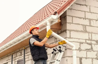 Pose et remplacement de gouttières à Jouarre